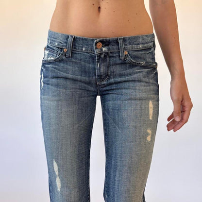2000s Low Rise Seven Capris (XS)