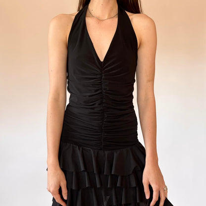 Y2K Noir Jellyfish Dress (M)
