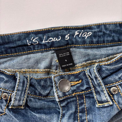 Y2K Low Rise Denim Mini Skirt (XS/S)