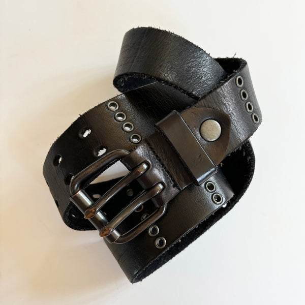 Y2K Genuine Leather Belt (M)