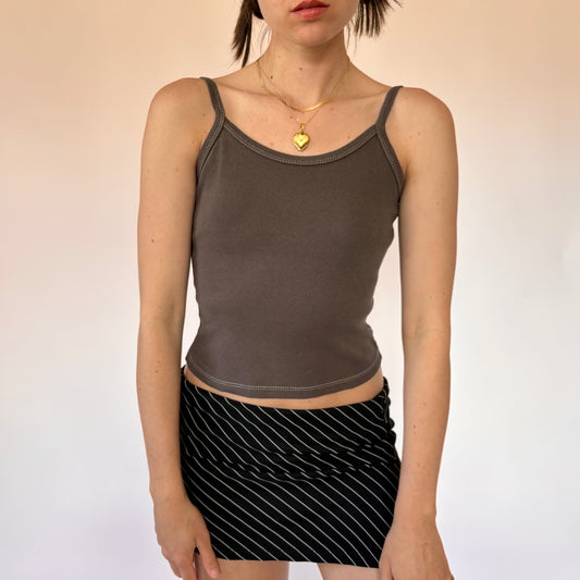 90s Slate Cotton Tank (XS)
