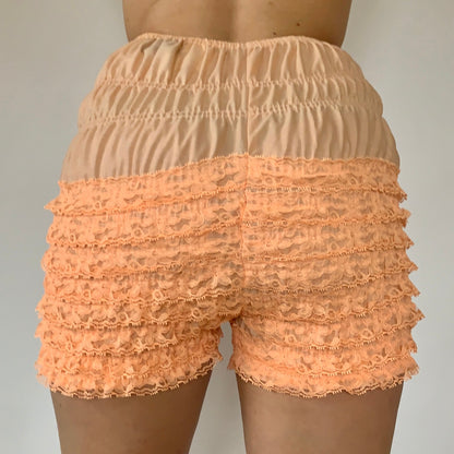 Vintage Creamsicle Ruffle Bloomers (XXS/XS)