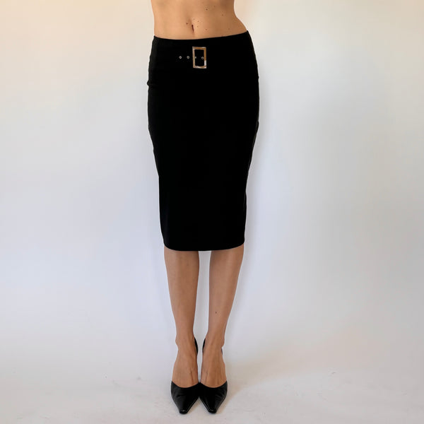 90s Belted Office Siren Skirt (S)