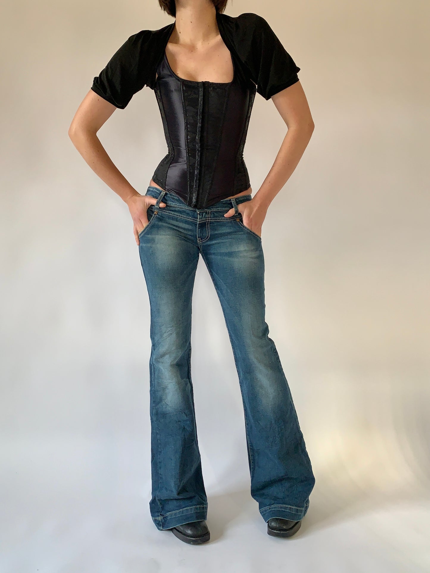 Italian Low Rise Jeans (S)