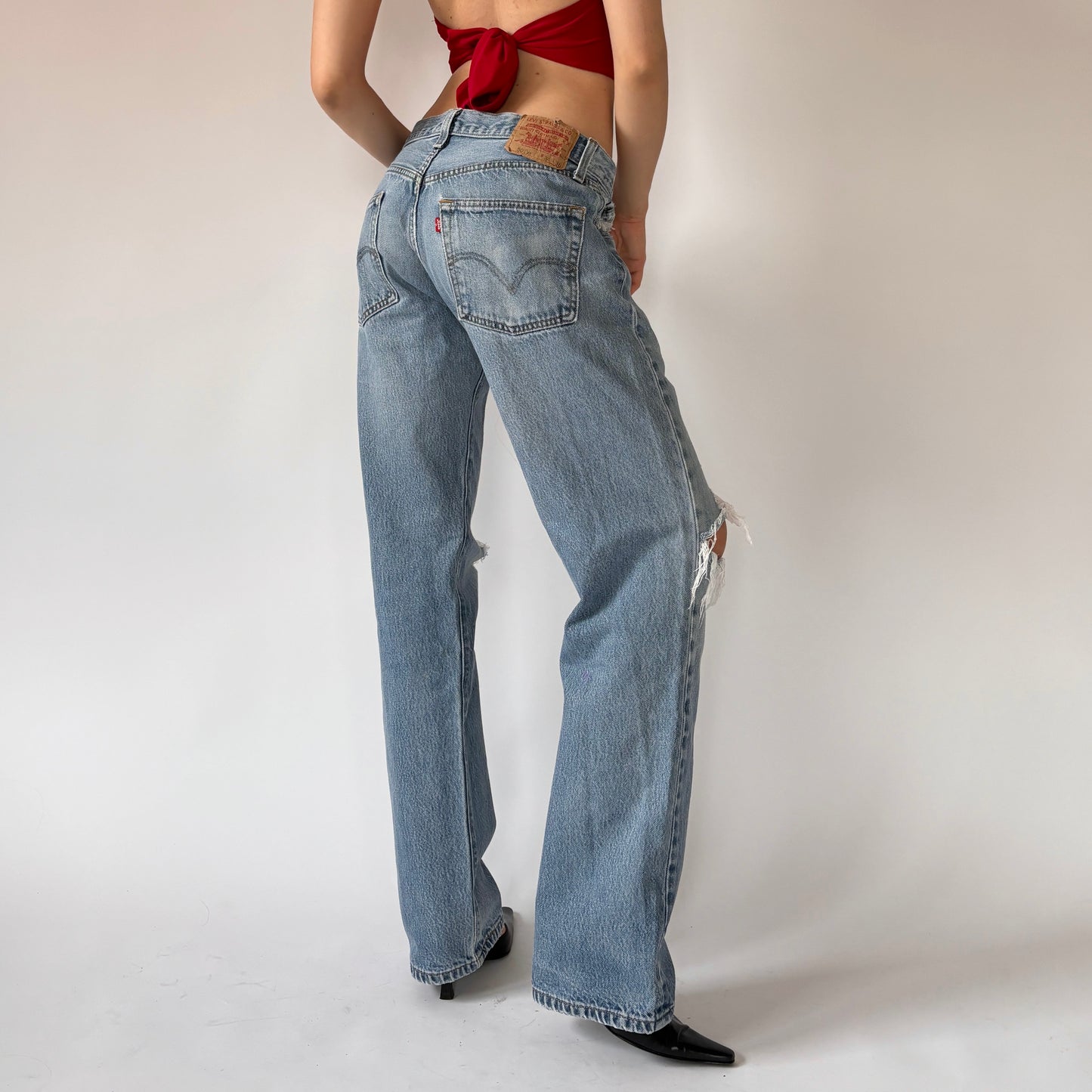 Levi’s 90s Distressed 501s (M)