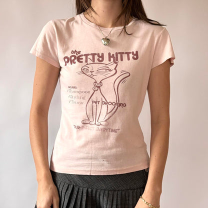 Y2K American Eagle Pretty Kitty Tee (S/M)