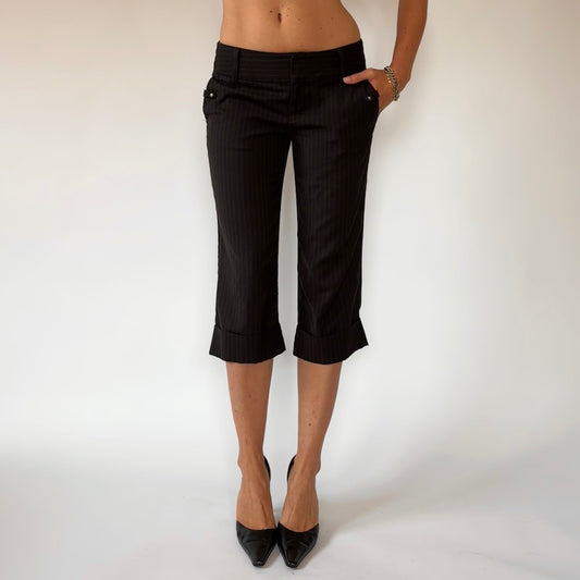 2000s Pinstripe Capris (XS)