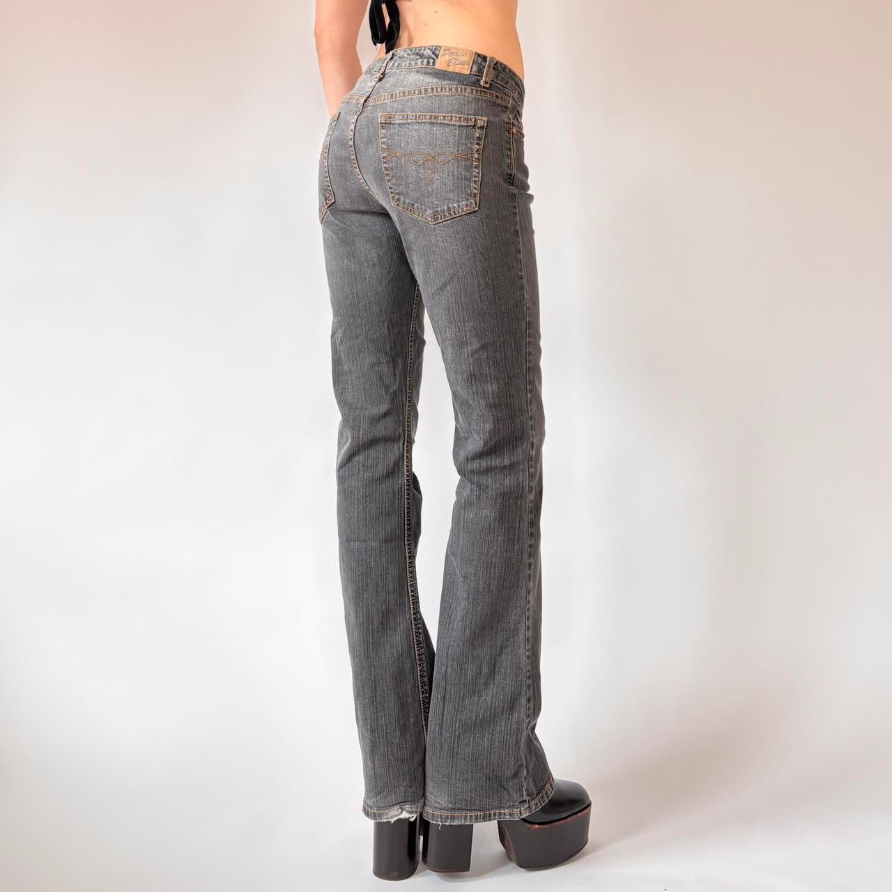 90s Gray Flare Jeans (S)