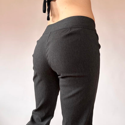 Y2K Gray Office Trousers (XS)