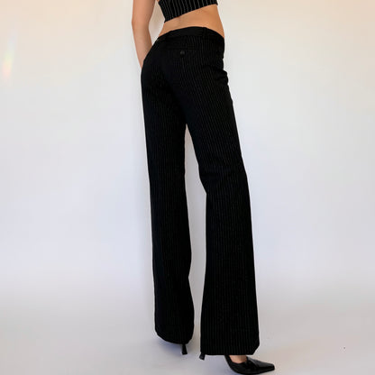 Y2K Pinstripe Trousers (XS/S)