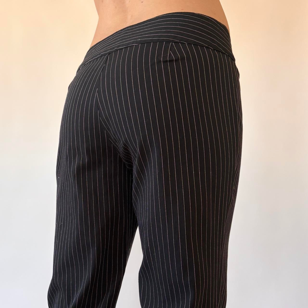 Y2K Pinstripe Flares (S)