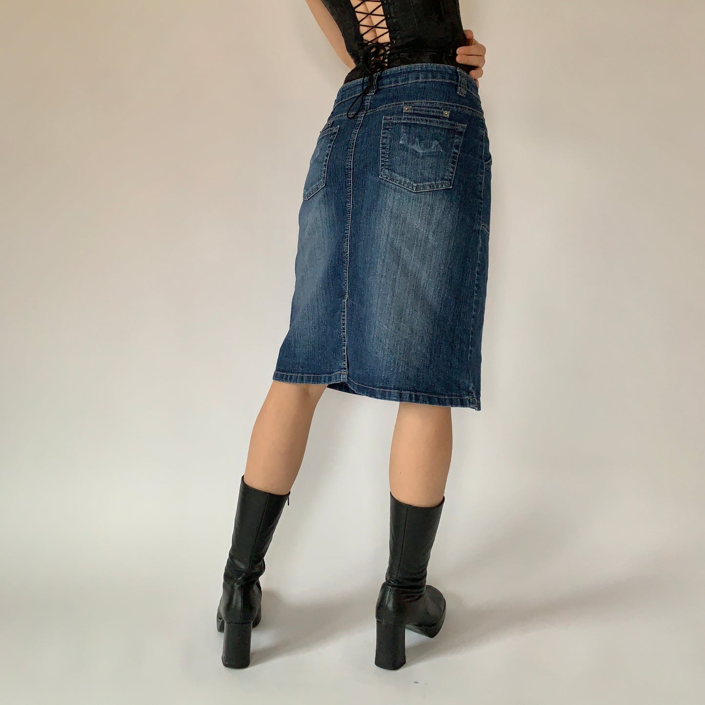 Y2K Denim Midi (M)