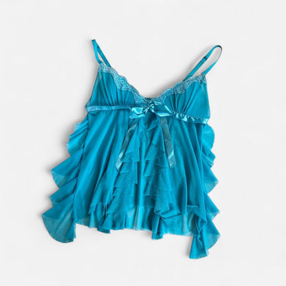 2006 Victoria’s Secret Aquamarine Mesh Top (S/M)
