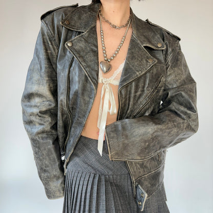 90s Biker Jacket (XL)