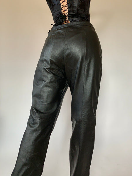 Vintage Leather Pants (M)