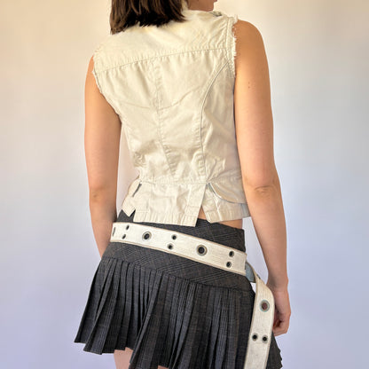 2000s Khaki Utility Top (S)