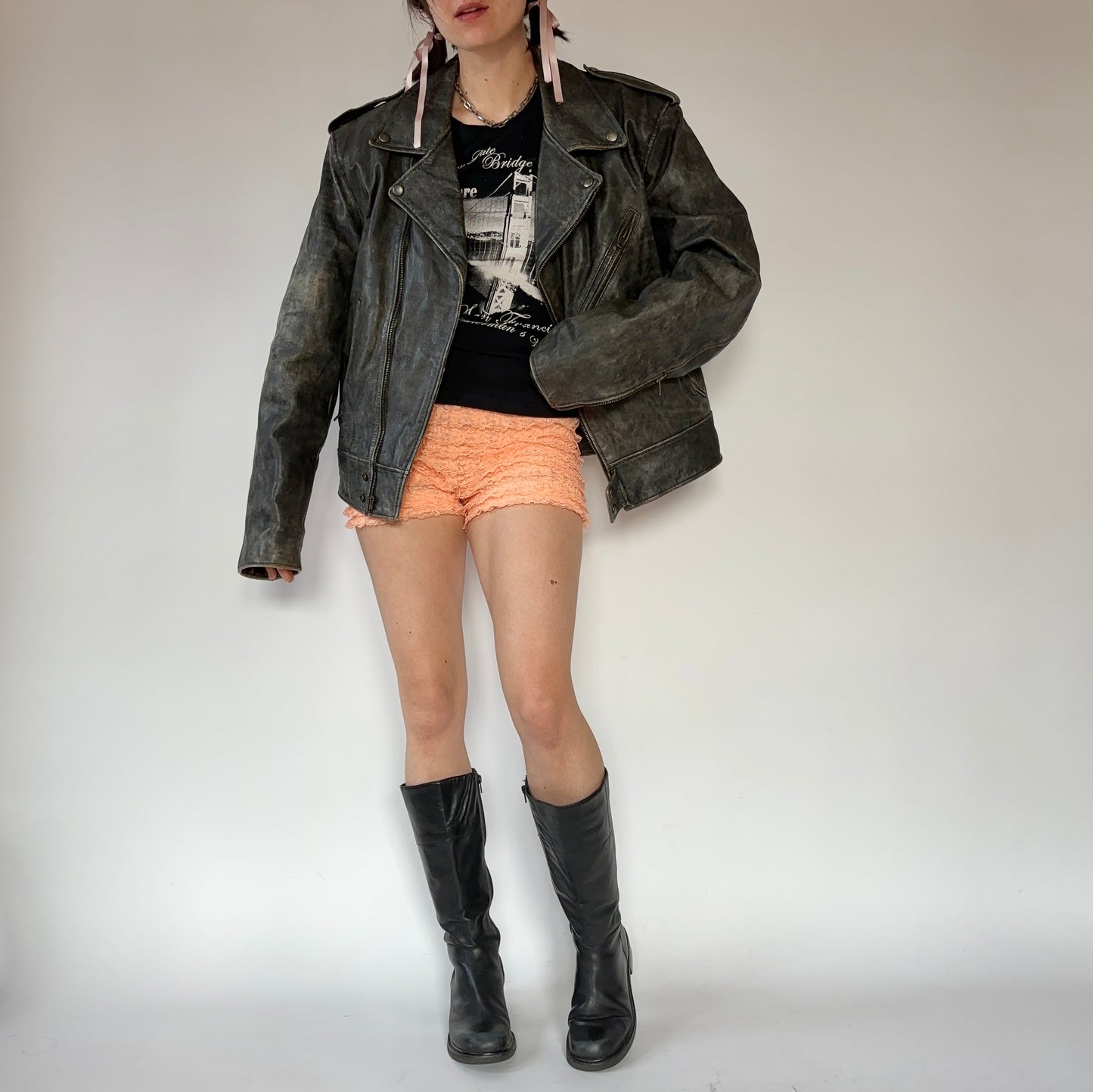 90s Biker Jacket (XL)