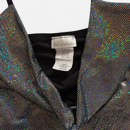 Y2K Disco Cowl Neck Top (S/M)