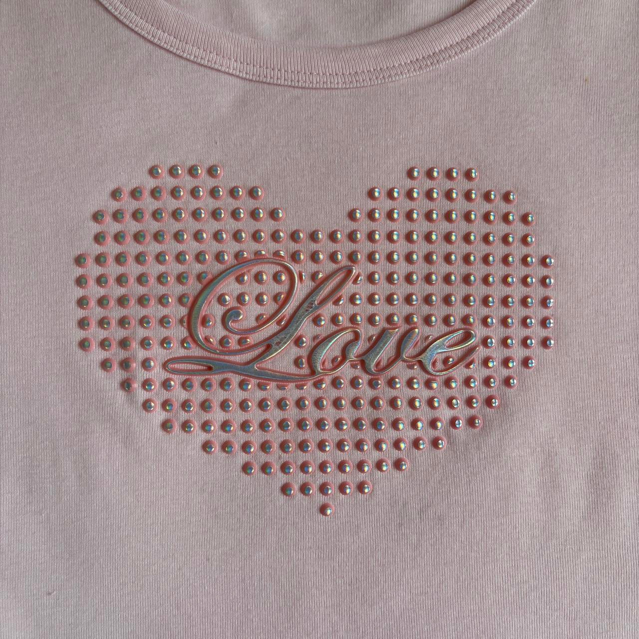 90s Love Graphic Baby Tee (XS/S)