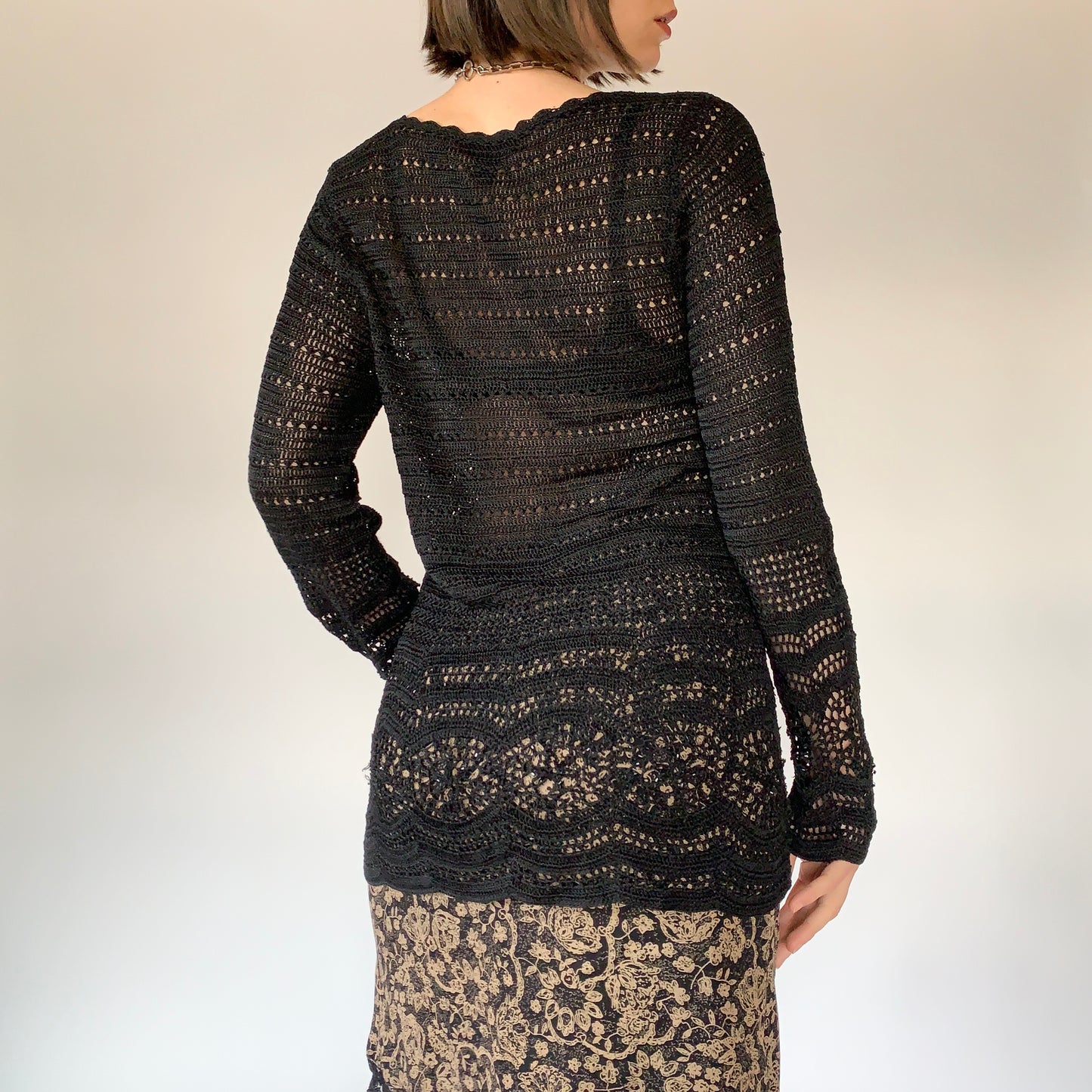 Vintage Crochet Top (S/M)