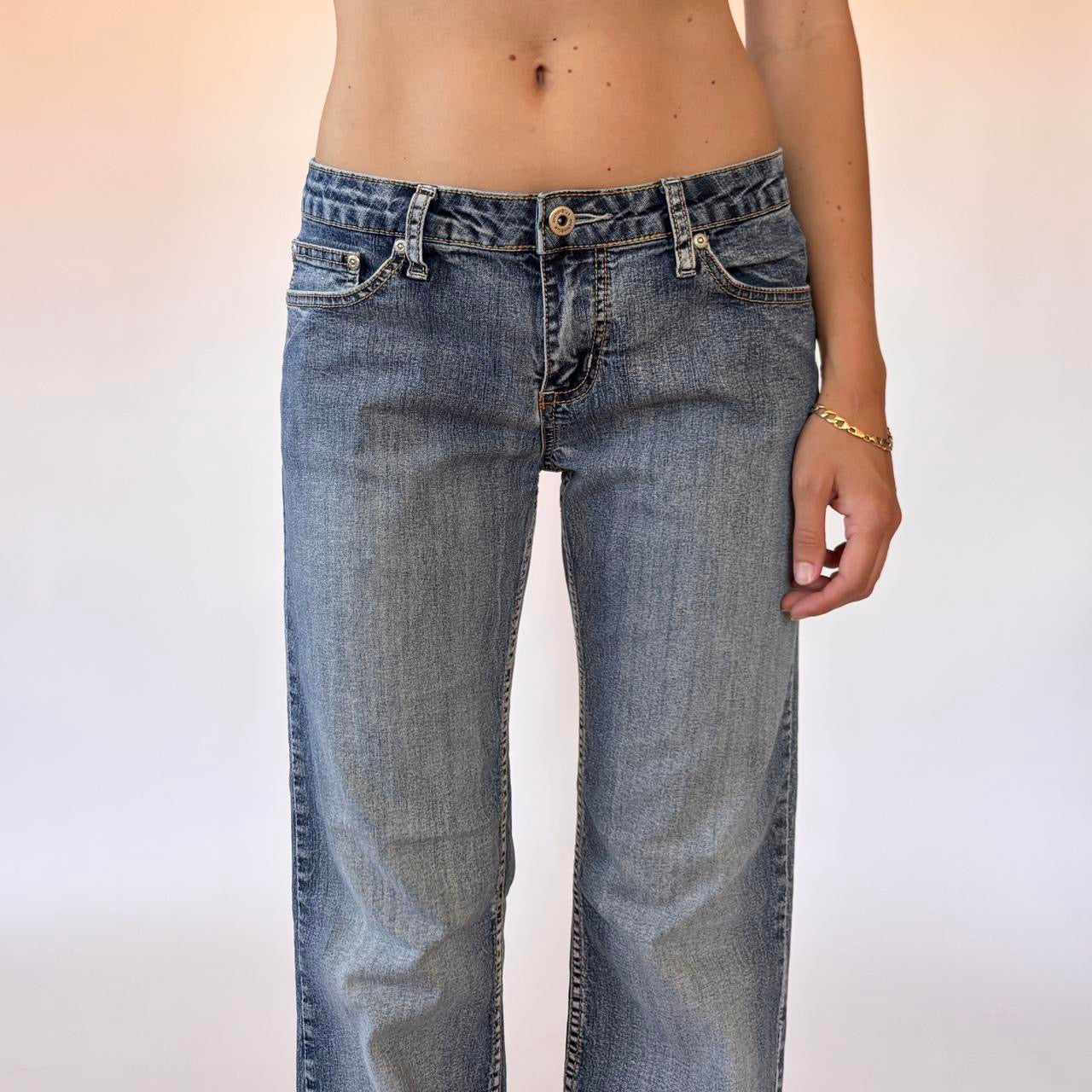 Y2K Low Rise Jeans (S/M)