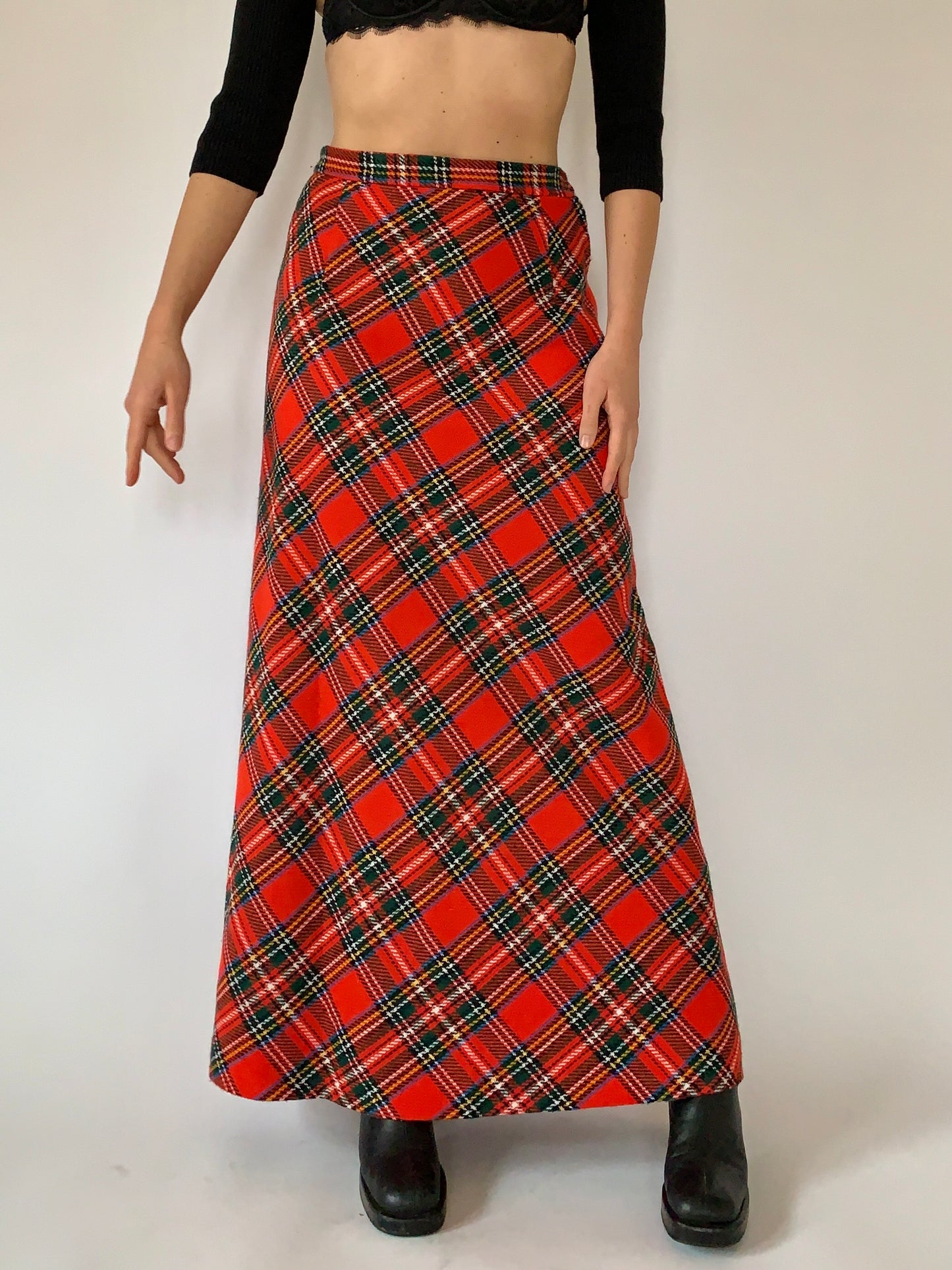 Vintage 1970s Maxi Skirt - Small