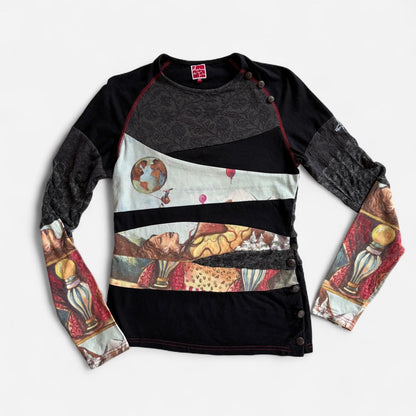 French Y2K Graphic Top (M)