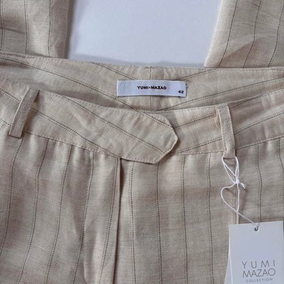 Deadstock 00s Linen Pinstripe Trousers (M)