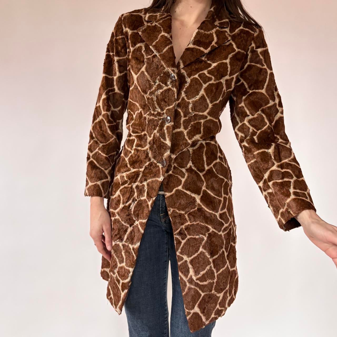 Bergdorf Goodman Giraffe Coat (S)