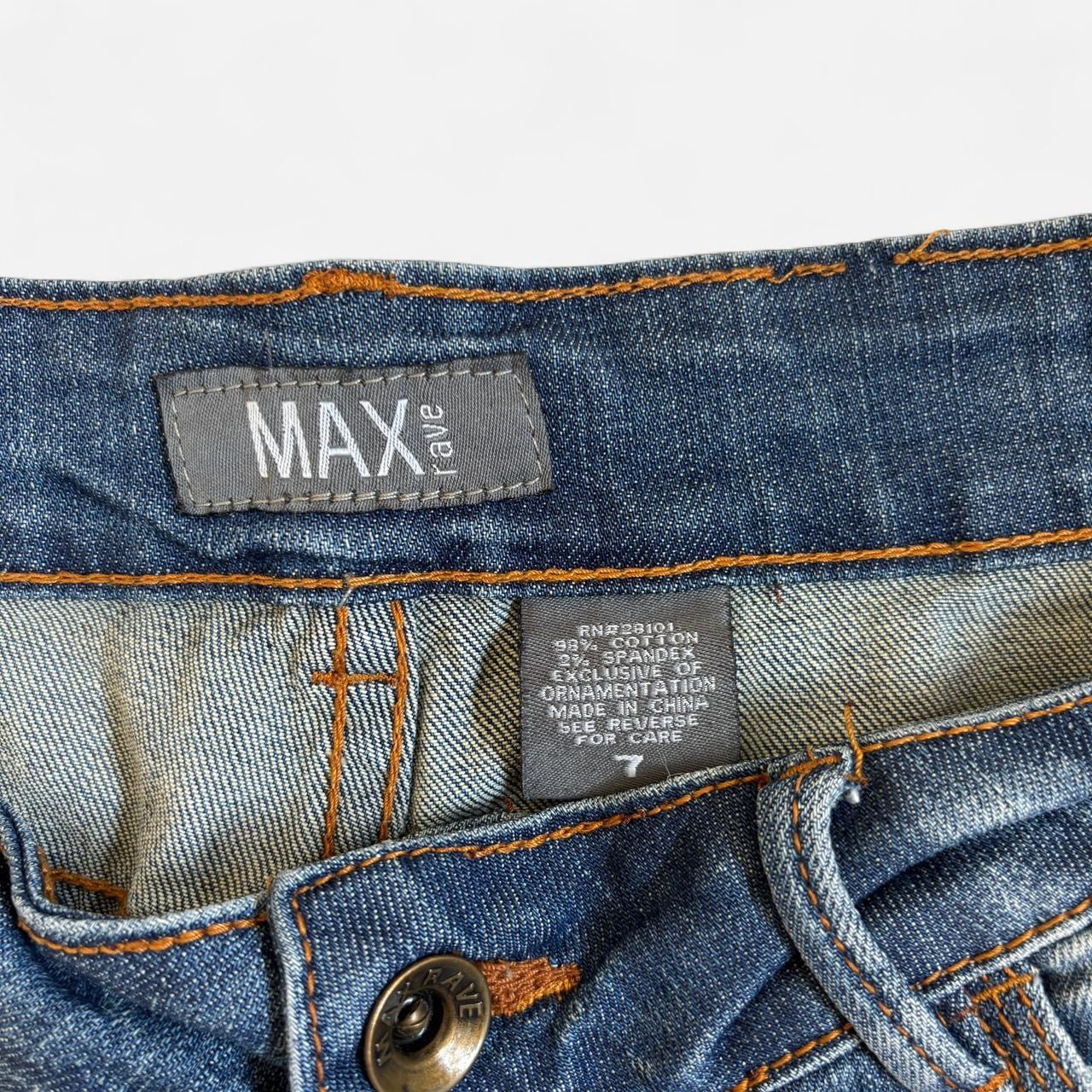 Y2K Low Rise Denim Shorts (S)