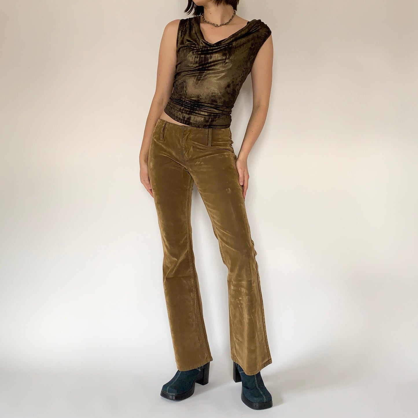 Vintage Velvet Lazer Jeans (S)