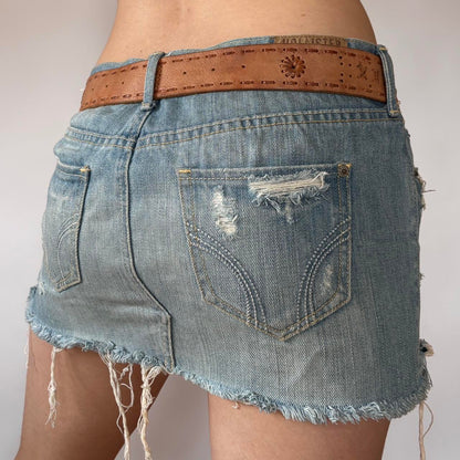 Miss Me Y2K Leather Belt (S)