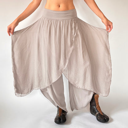 Italian Silk Slate Pants (XS/S)