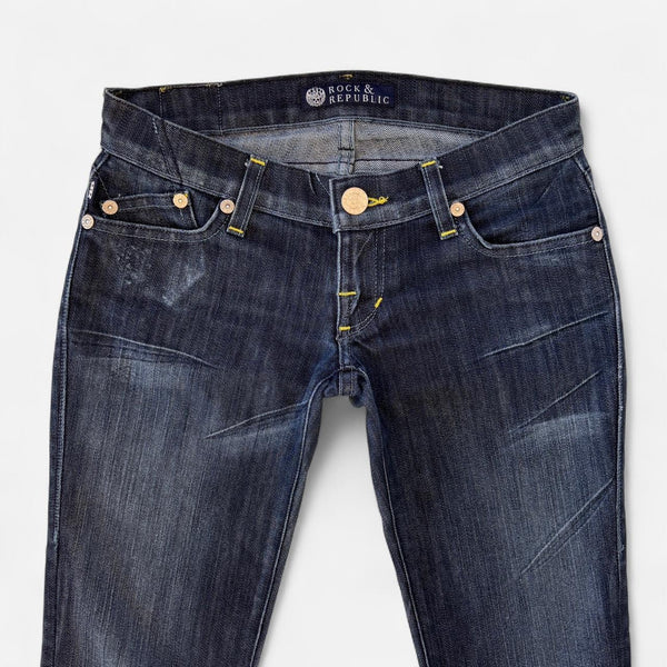 Rock & Republic Ultra Low Rise Jeans (XXS)