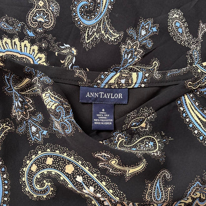 2000s Silk Paisley Midi Skirt (XS/S)