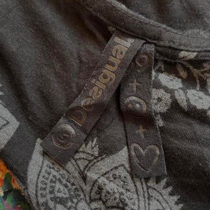 Desigual Graphic Longsleeve Top (S)