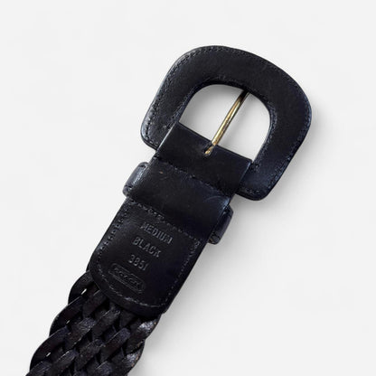 Coach Braided Leather Belt