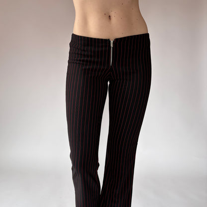 Y2K Pinstripe Flares (XS/S)