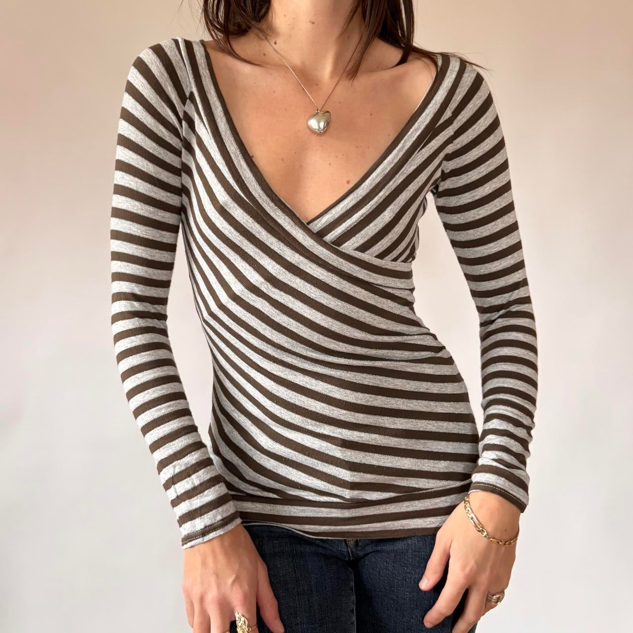 00s French Striped Top (S)