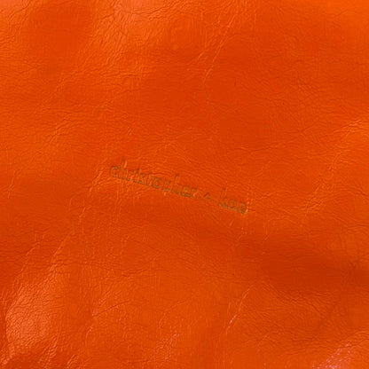 2000s Tangerine Leather Bag
