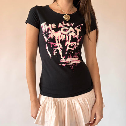 Y2K Graphic Baby Tee (S)