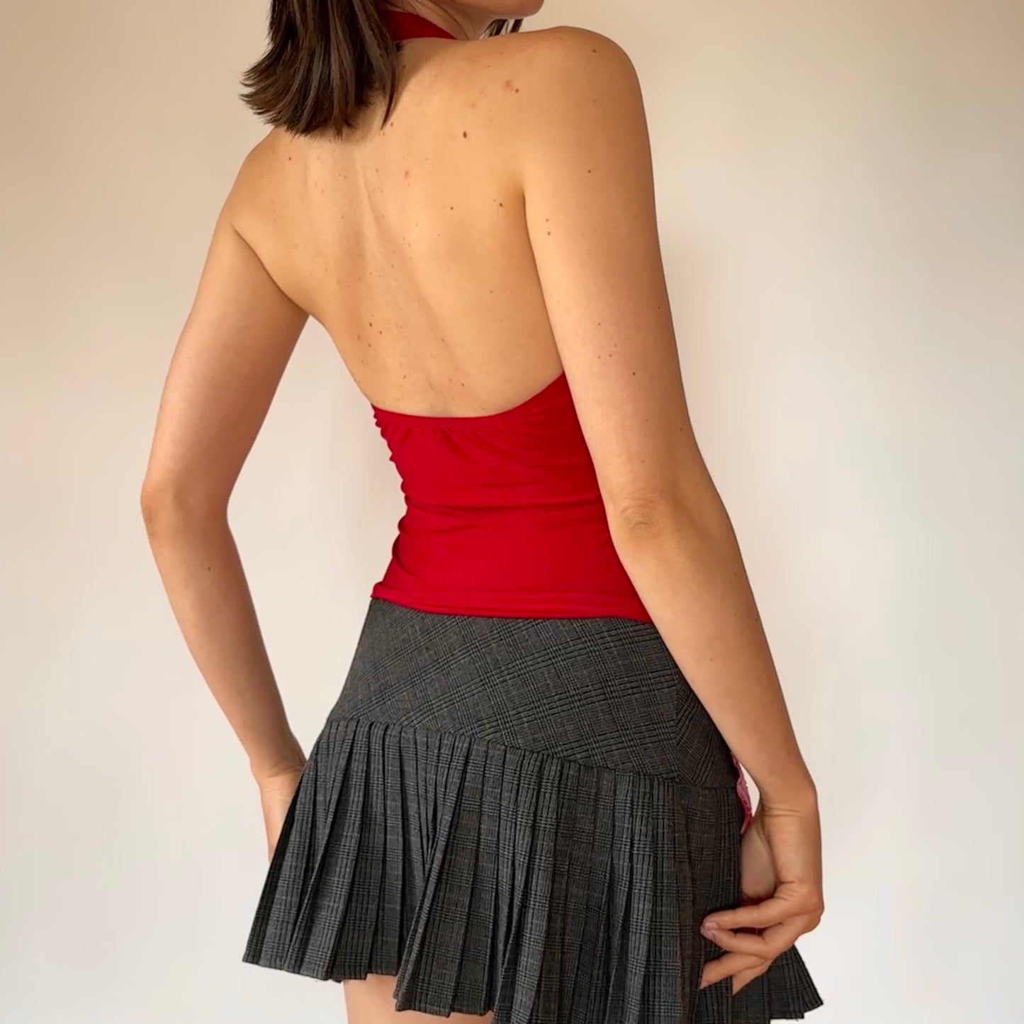 Y2K Cherry Blossom Halter (XS/S)