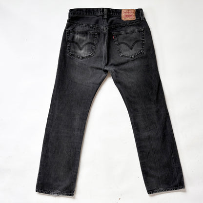 Levi’s Black Wash 501s (L)