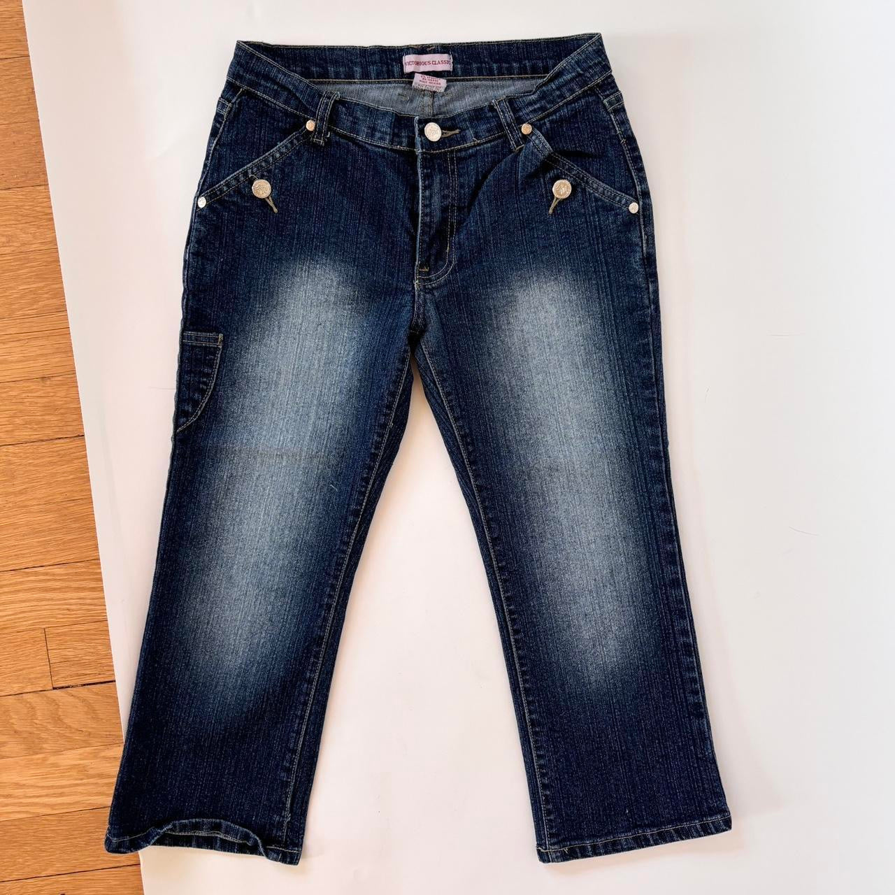 Y2K Denim Capris (XS)