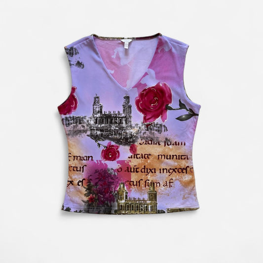 Y2K Cityscape Top (M/L)