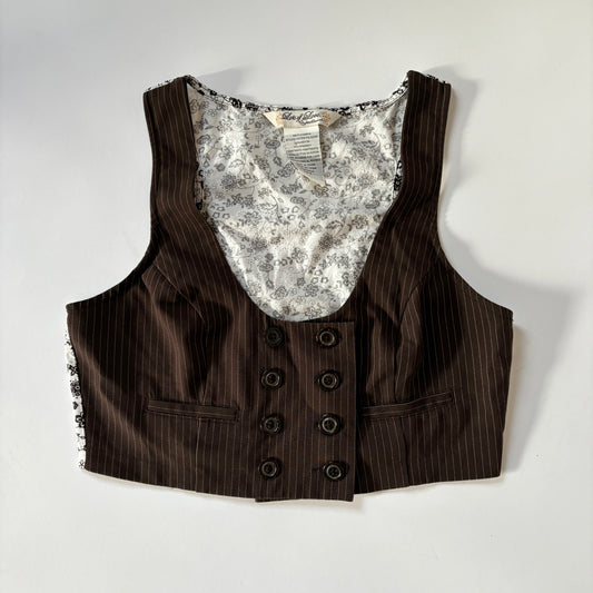 2000s Pinstripe Vest (S)