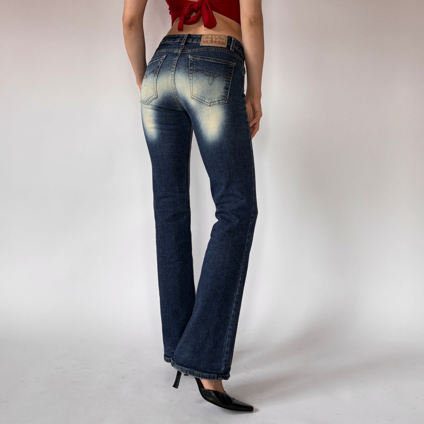 Y2K Airbrush Jeans (XS)