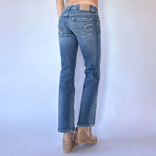 00s American Eagle Low Rise Bootcut Jeans (XXS)