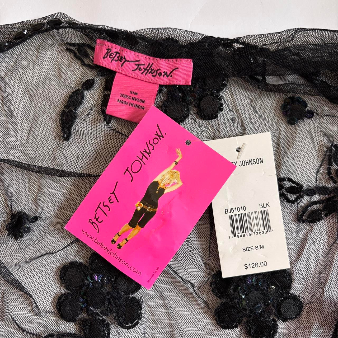 Deadstock Y2K Betsey Johnson Beaded Top (XS/S)