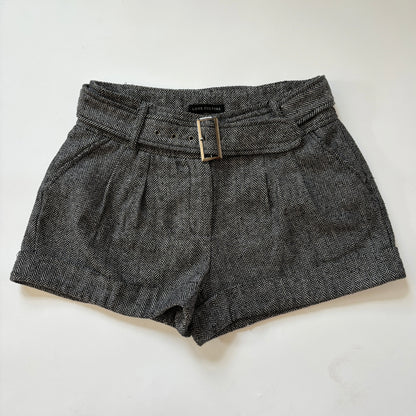 2000s Belted Tweed Shorts (S)